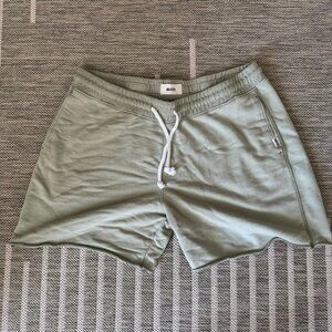 DISCOUNTED: HOLLISTER Men’s Sage Green Fleece Drawstring Shorts – Size XXL